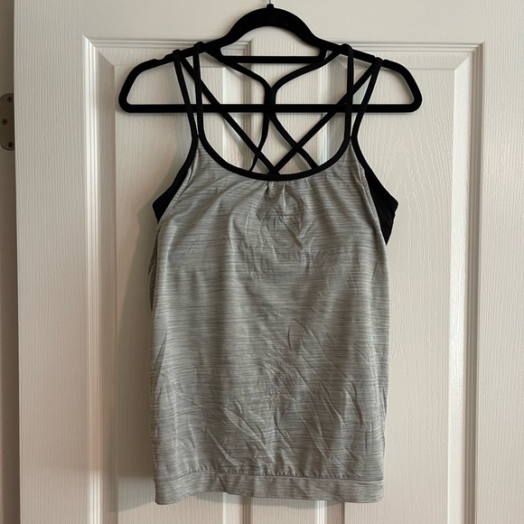 Athleta Shadow Stripe Energize Tank - Picture 1 of 6